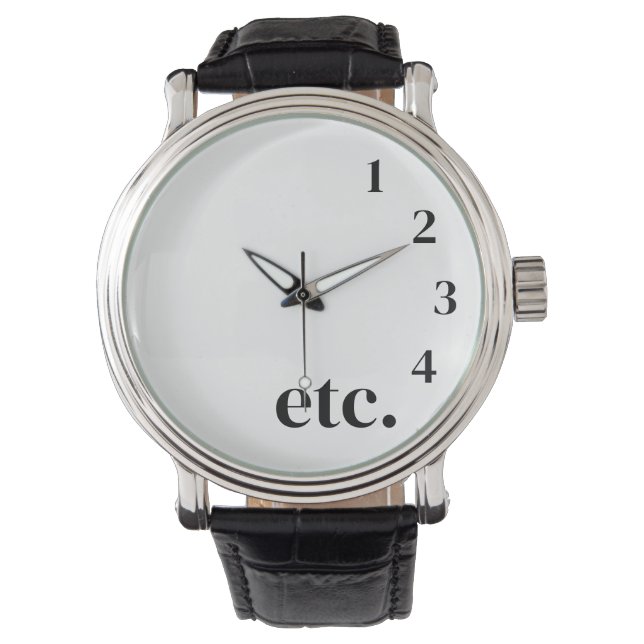 Reloj De Pulsera Divertido etc. (Anverso)