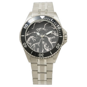 Reloj De Pulsera Divertido patrón dino cómico dinosaurio