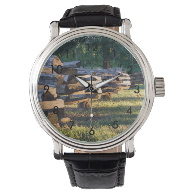 Reloj De Pulsera Dividir la valla ferroviaria (Anverso)