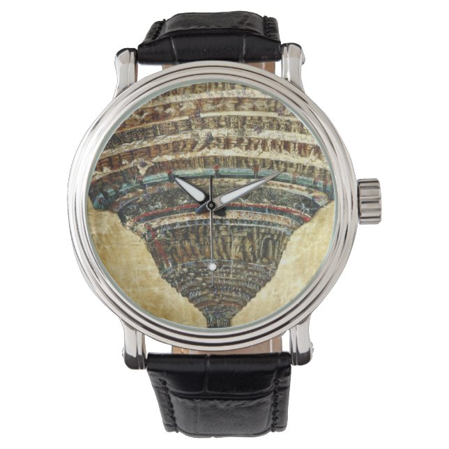 Reloj De Pulsera Divina Comedia De Sandro Botticelli (Anverso)