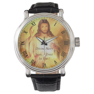 Reloj De Pulsera Divina Misericordia Jesús, Confío En Usted!