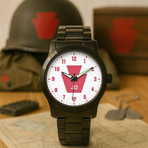 Reloj De Pulsera División de Infantería 28 "Keystone" Personalizada