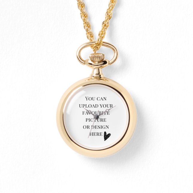 Reloj De Pulsera DIY, Wraparound Gold de las mujeres (Anverso)