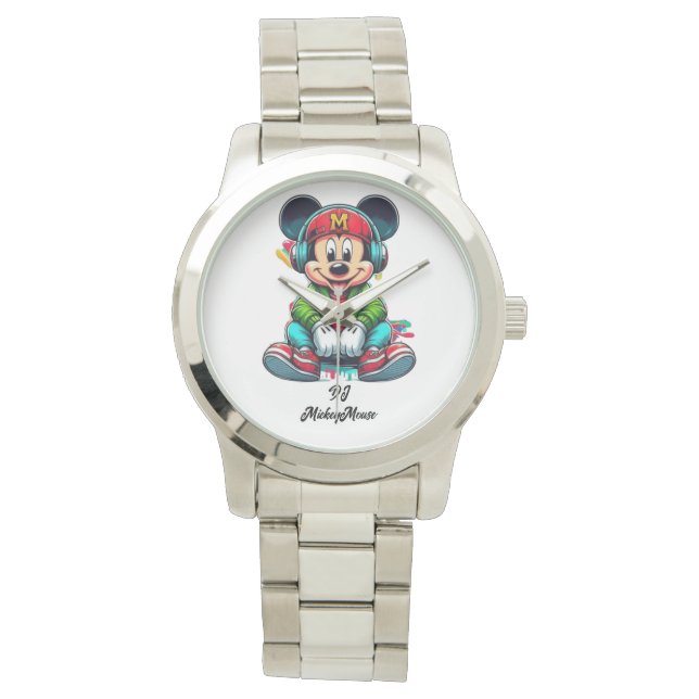 Reloj De Pulsera DJ Mickeymouse (Anverso)