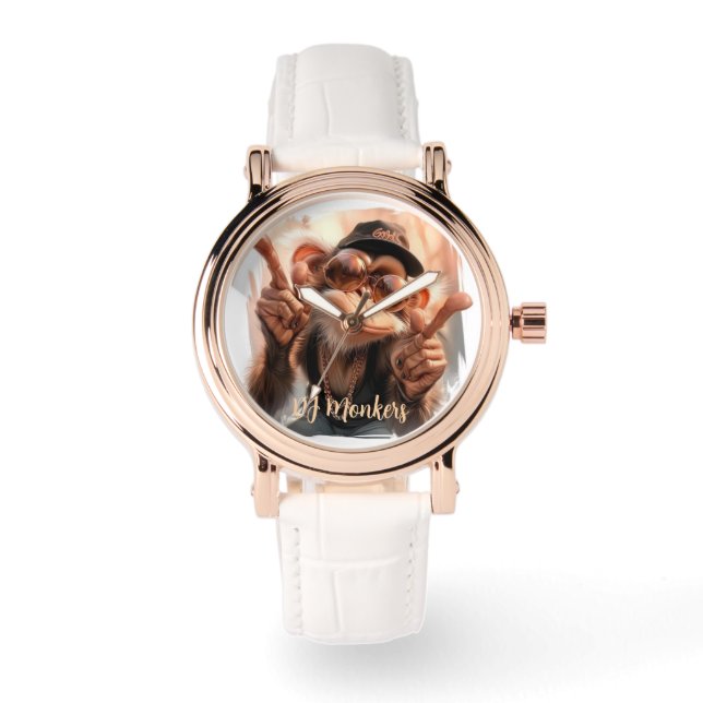 Reloj De Pulsera DJ Monkers (Anverso)