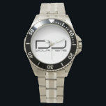 Reloj De Pulsera DJ Watch<br><div class="desc">Un regalo perfecto para Djs. Reloj de muñeca simple y moderno con DJ.</div>