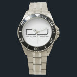 Reloj De Pulsera DJ Watch<br><div class="desc">Un regalo perfecto para Djs. Reloj de muñeca simple y moderno con DJ.</div>