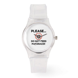 Reloj De Pulsera Do Not Feed Paparazzi!