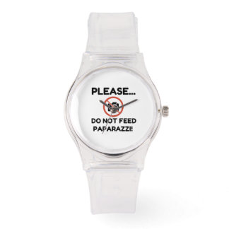 Reloj De Pulsera Do Not Feed Paparazzi!