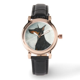 Reloj De Pulsera Doberman Watch by Hevener