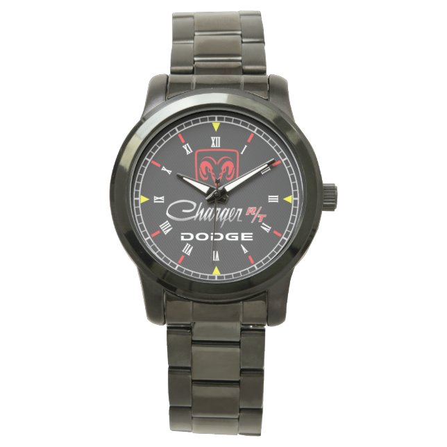 Reloj De Pulsera Dodge Charger RT Acero inoxidable Quartz Watch (Anverso)