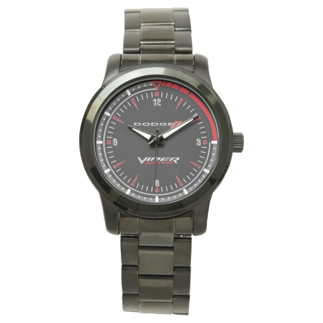 Reloj De Pulsera Dodge Viper Stainless Steel Quartz Watch (Anverso)