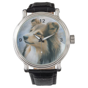 Reloj De Pulsera Dog 122 Sheltie Collie