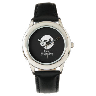 Reloj De Pulsera Dog Lover   Feliz Halloween Lab Brujas en la sala