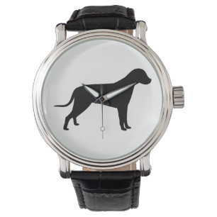 Reloj De Pulsera Dog Silhouette