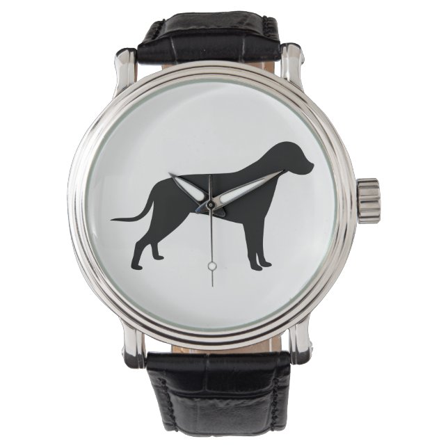 Reloj De Pulsera Dog Silhouette (Anverso)