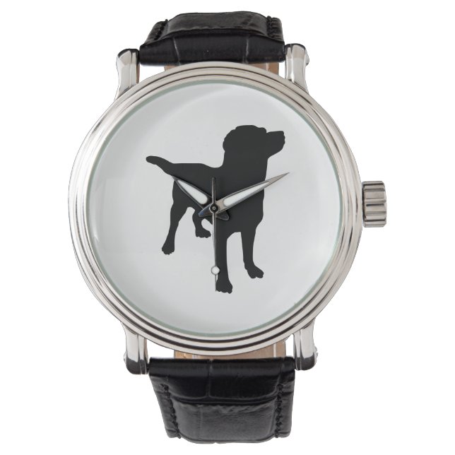 Reloj De Pulsera Dog Silhouette (Anverso)
