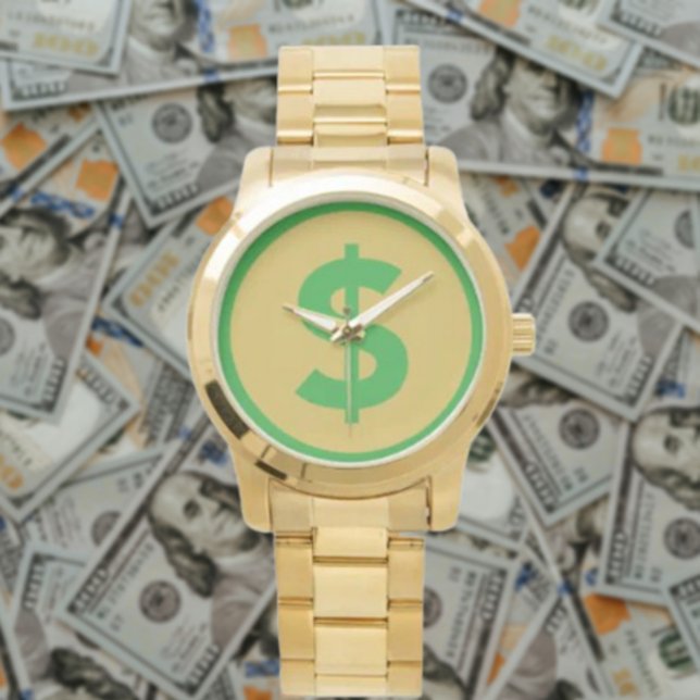 Reloj De Pulsera Dólar de Oro (Subido por el creador)