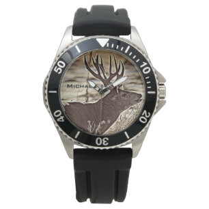 Reloj De Pulsera Dólar grande del Whitetail del estante