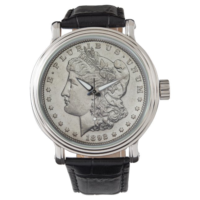 Reloj De Pulsera Dólar Morgan Silver (Anverso)