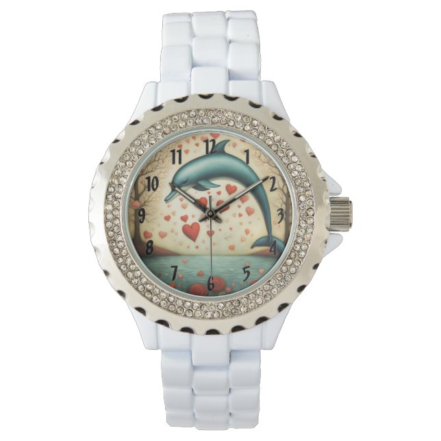 Reloj De Pulsera Dolphin Love 3 (Anverso)
