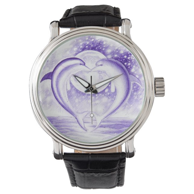 Reloj De Pulsera Dolphin love watch (Anverso)
