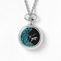 Dolphin Paua Shell Wave watch