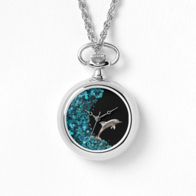 Reloj De Pulsera Dolphin Paua Shell Wave watch (Anverso)