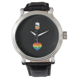 Reloj De Pulsera Donación de sangre LGBT