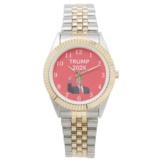 Reloj De Pulsera Donald Trump 202X (Anverso)