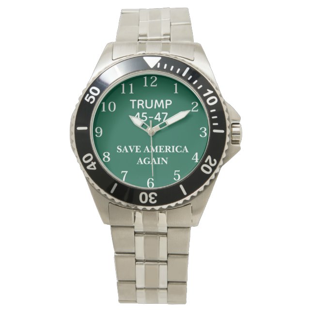 Reloj De Pulsera Donald Trump 45-47 (Anverso)