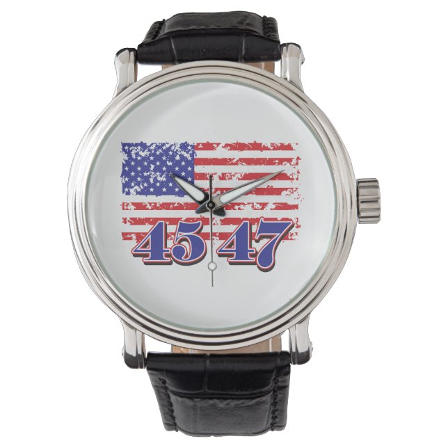 Reloj De Pulsera Donald Trump 45/47 (Anverso)