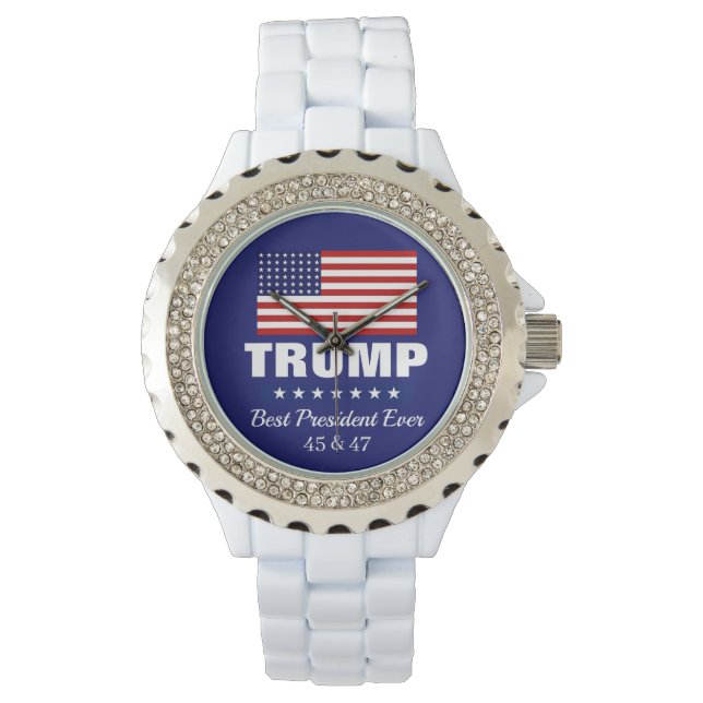RELOJ DE PULSERA DONALD TRUMP BEST PRESIDENT EVER WATCH (Anverso)
