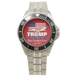 RELOJ DE PULSERA DONALD TRUMP BEST PRESIDENT EVER WATCH