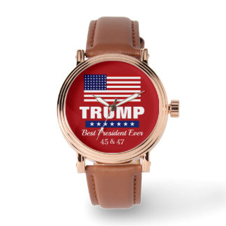 RELOJ DE PULSERA DONALD TRUMP BEST PRESIDENT EVER WATCH