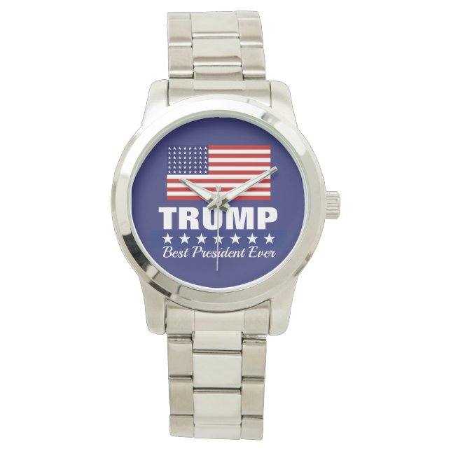 RELOJ DE PULSERA DONALD TRUMP EL MEJOR PRESIDENTE QUE HAYA VISTO (Anverso)