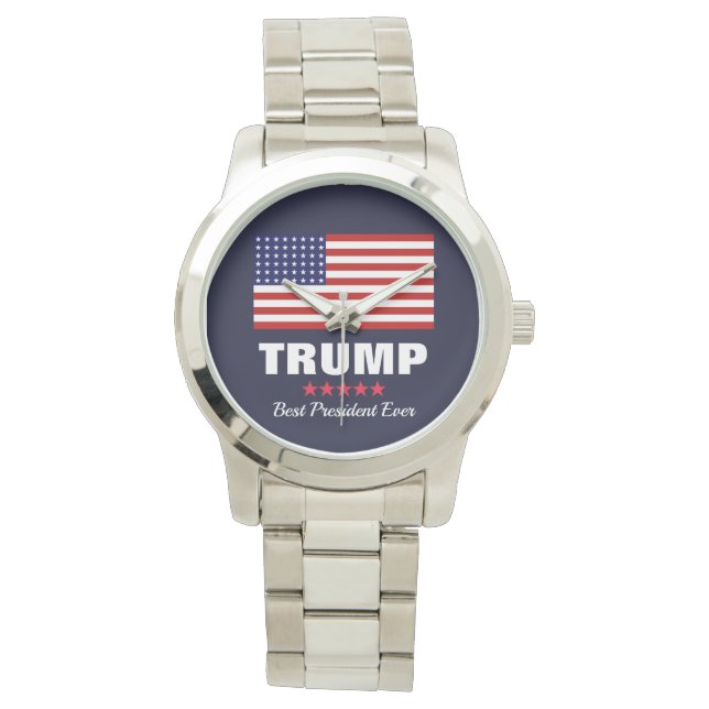RELOJ DE PULSERA DONALD TRUMP EL MEJOR PRESIDENTE QUE HAYA VISTO (Anverso)