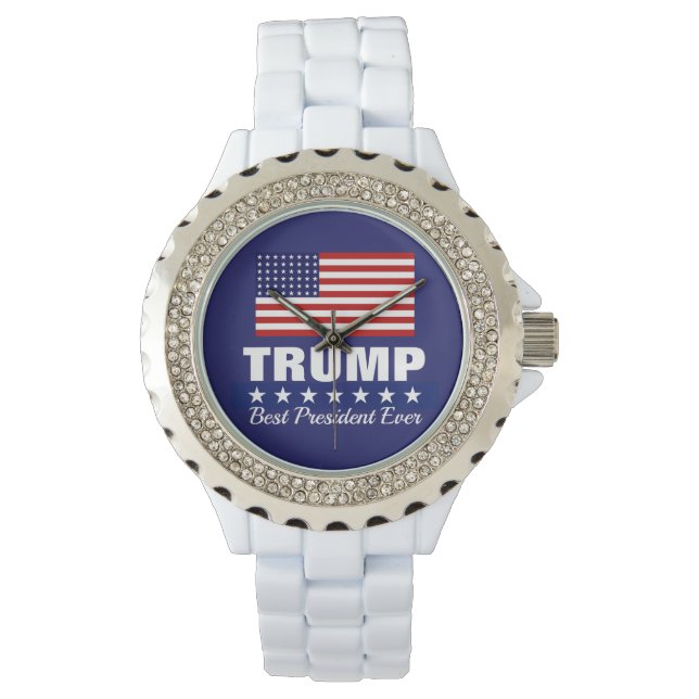 RELOJ DE PULSERA DONALD TRUMP EL MEJOR PRESIDENTE QUE HAYA VISTO (Anverso)