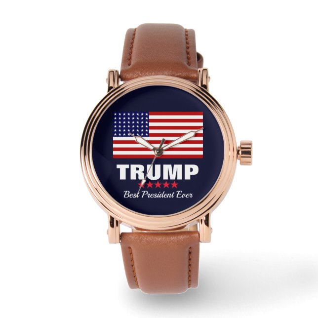 RELOJ DE PULSERA DONALD TRUMP EL MEJOR PRESIDENTE QUE HAYA VISTO (Anverso)