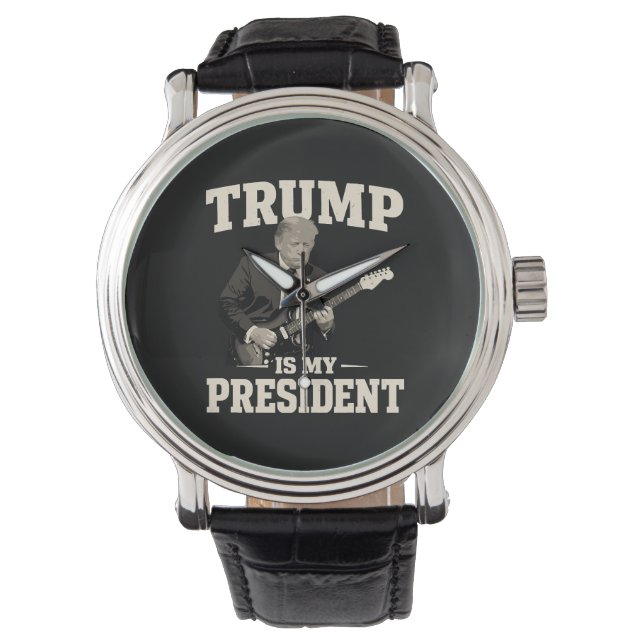 Reloj De Pulsera Donald Trump Es Mi Presidente (Anverso)