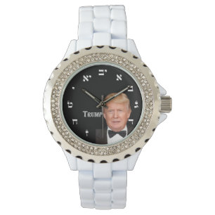Reloj De Pulsera Donald Trump: números hebreos