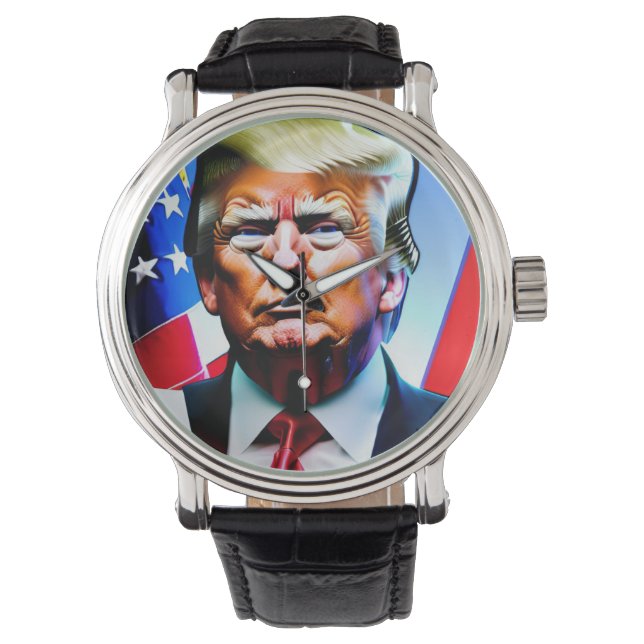 Reloj De Pulsera Donald Trump Watch Face (Anverso)