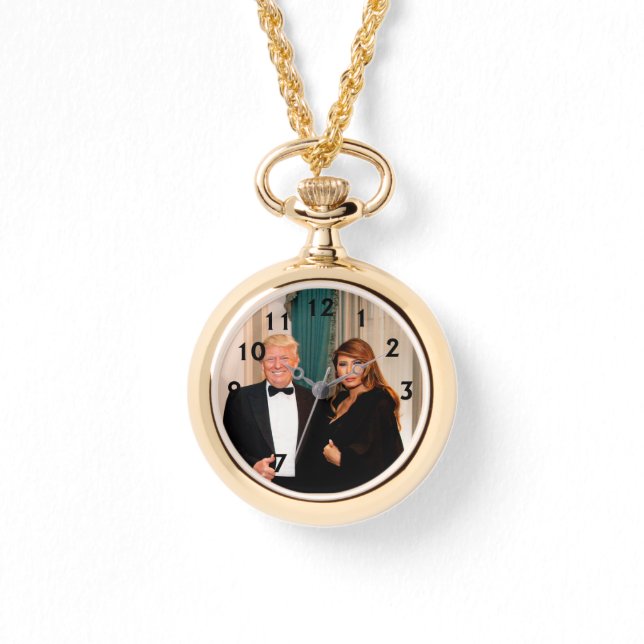Reloj De Pulsera Donald y Melania Trump (Anverso)