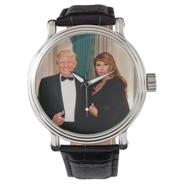 Reloj De Pulsera Donald y Melania Trump (Anverso)