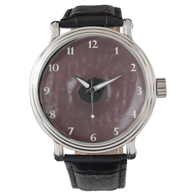 Reloj De Pulsera Donut de chocolate (Anverso)