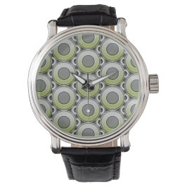 Reloj De Pulsera Donut De Oliva Con Rastros De Gris