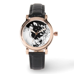 Reloj De Pulsera Doodle de flores