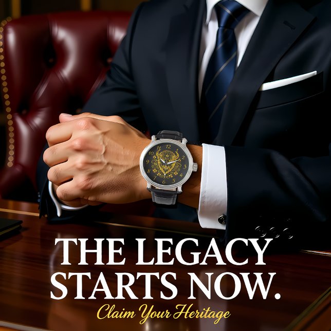 Reloj De Pulsera Dorado Bison Con Diseño Floral (Subido por el creador)