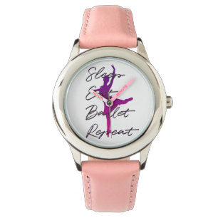 Reloj De Pulsera Dormir, comer, ballet, repetir