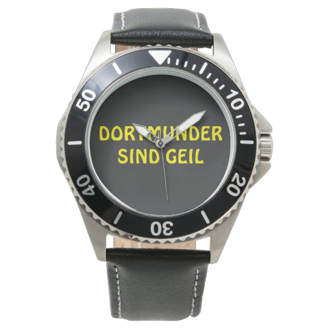 Reloj De Pulsera Dortmunder sind geil Design  (Anverso)